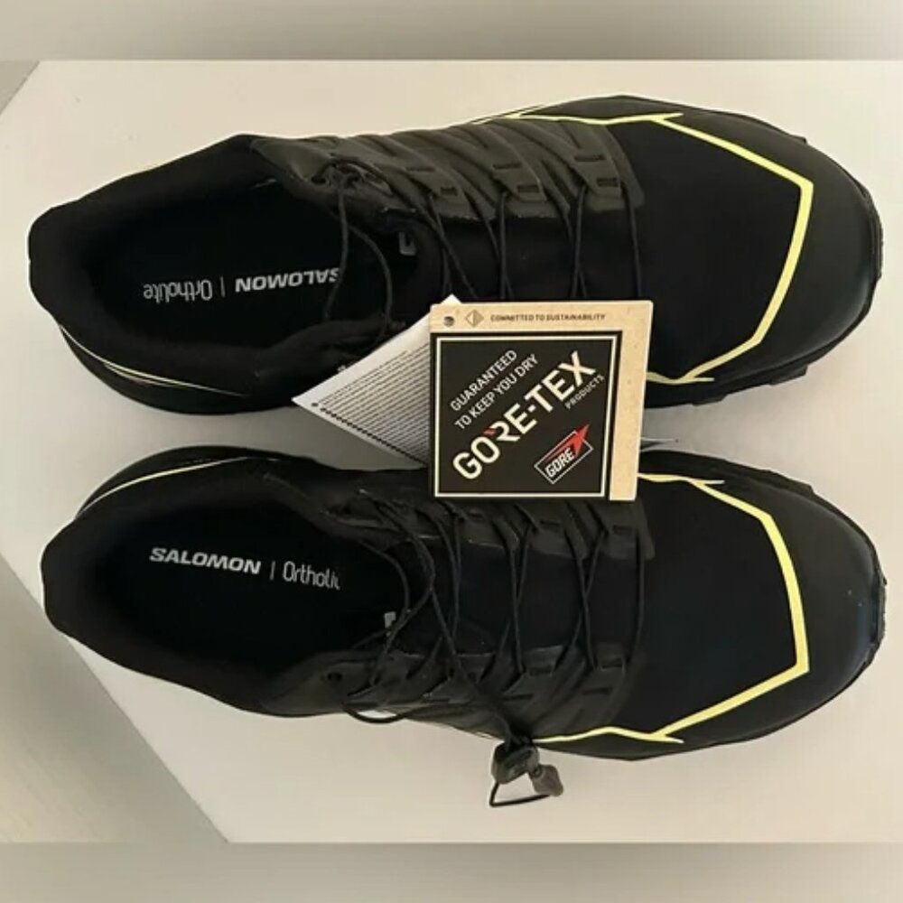 Salomon Women’s Size 7 THUNDERCROSS GORE-TEX Black Trail Shoes
